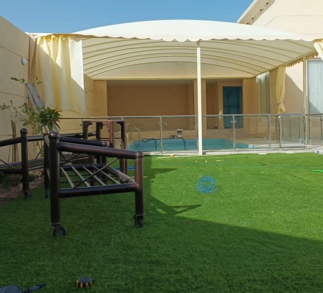 مظلات حدائق قماشية